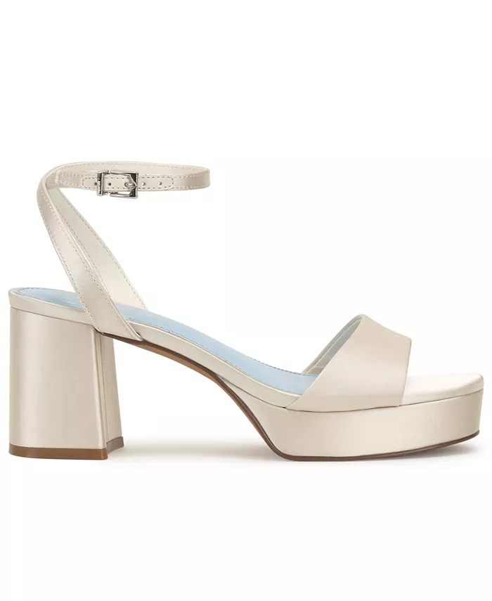 Платформенные блочные босоножки на каблуке Pendry Vince Camuto, слоновая кость/кремовый — фото 2