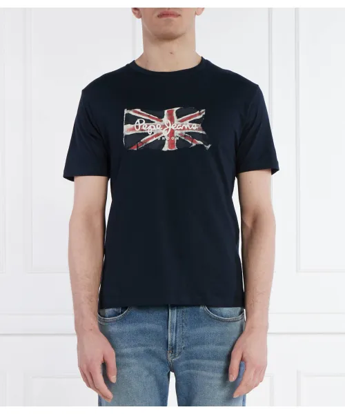 

Футболка хлопушка Regular fit Pepe Jeans London, синий