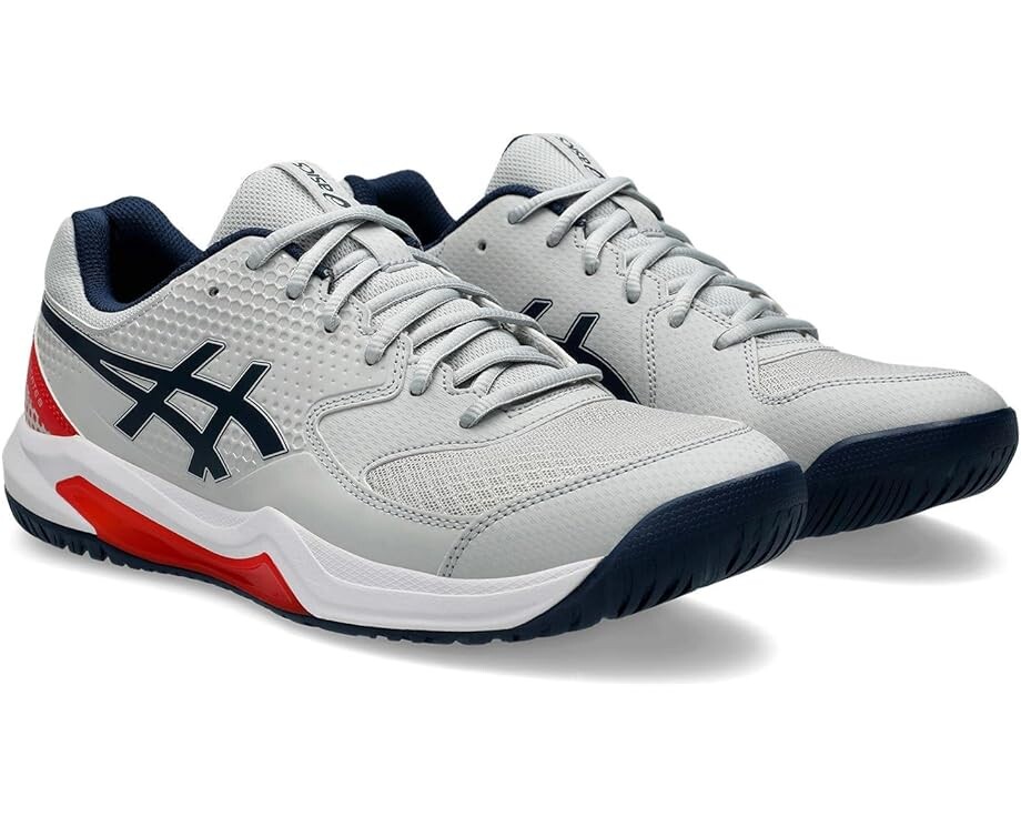 

Кроссовки ASICS GEL-Dedicate 8 Pickleball, цвет Concrete/Night Sky