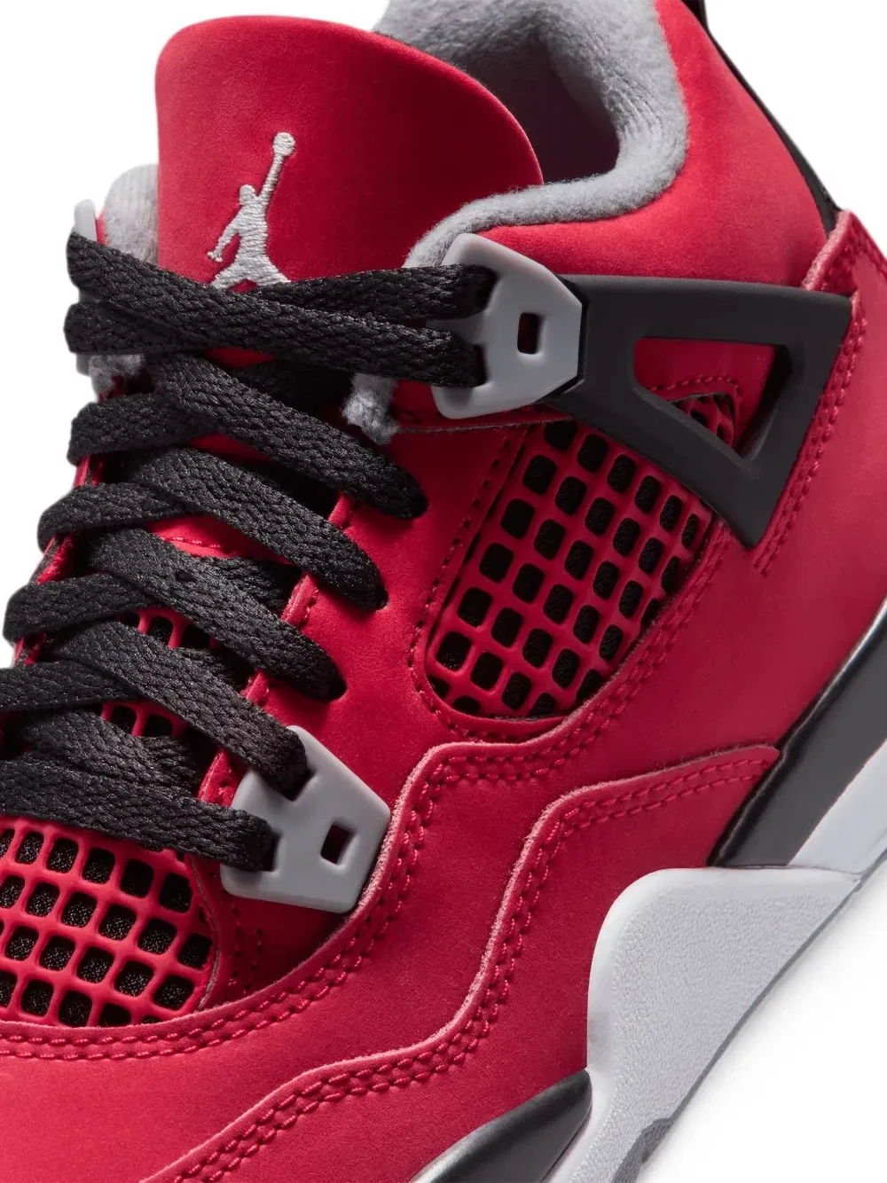 Кроссовки Air Jordan 4 Retro Jordan Kids, красный — фото 2
