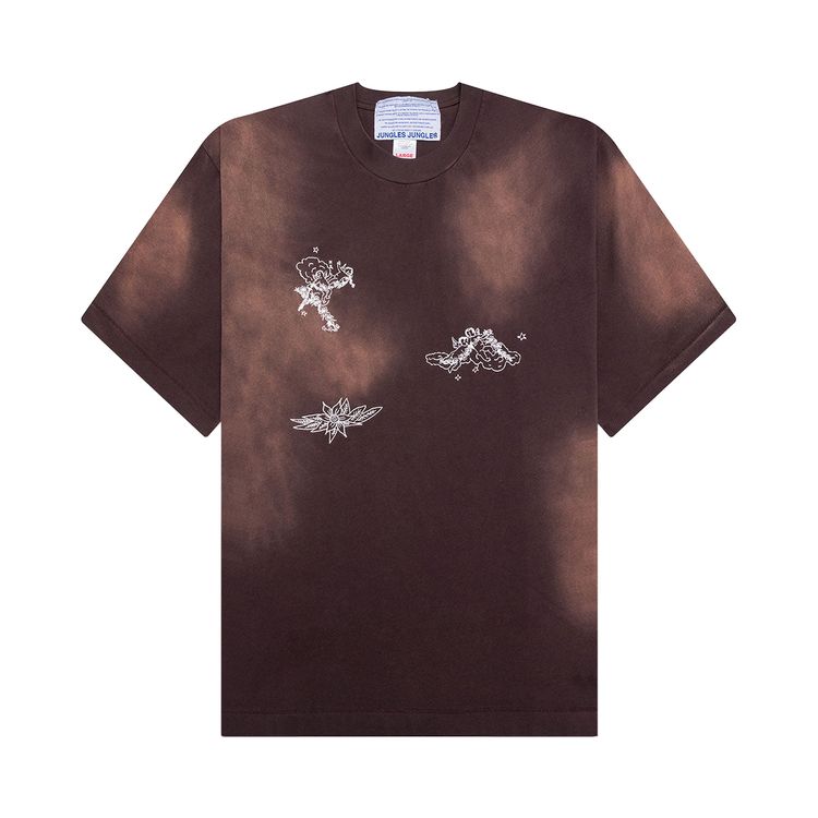 

Футболка Jungles Cherub Vintage Wash Tee 'Purple', фиолетовый