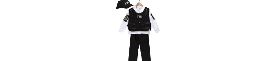 Детский костюм агента ФБР Dress Up America, черный — фото 2