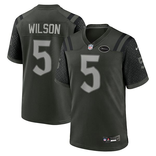 

Мужская футболка Garrett Wilson Gotham Green New York Jets 2025 Rivalries Collection Nike