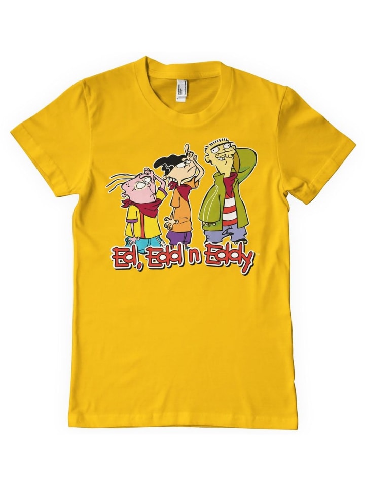 

Футболка Ed, Edd n Eddy T-Shirt в золоте Cartoon Network, Золотой, Футболка Ed, Edd n Eddy T-Shirt в золоте Cartoon Network