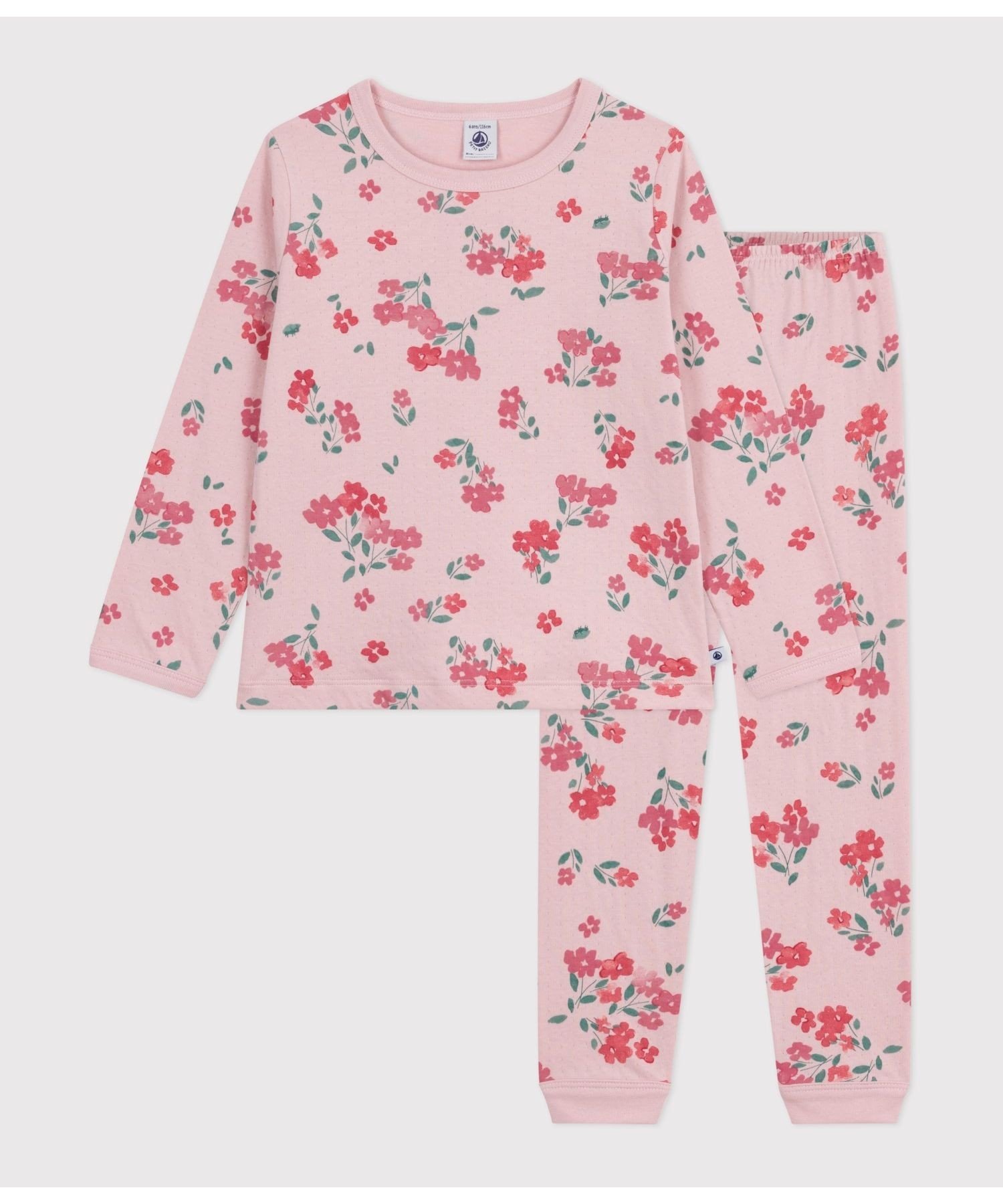 Пижама PETIT BATEAU, Light Pink/Multicolor
