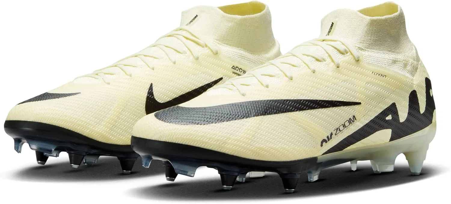 Мужские кроссовки Nike Zoom Superfly 9 Elite Sg-proacHigh, Lemonade Black — фото 2