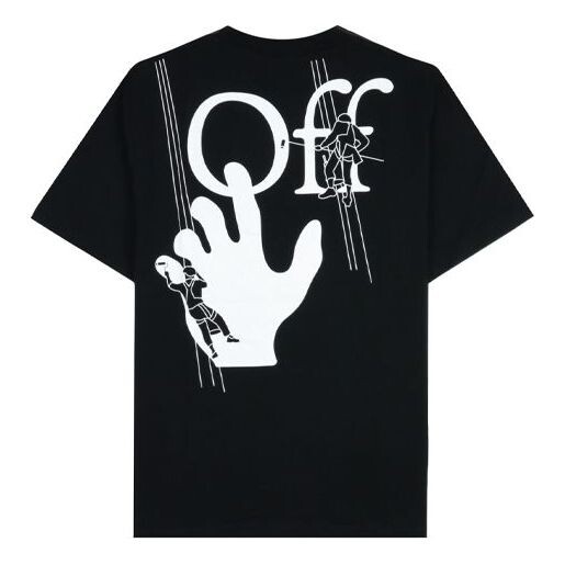 

Футболка pattern printing short sleeve black Off-White, черный