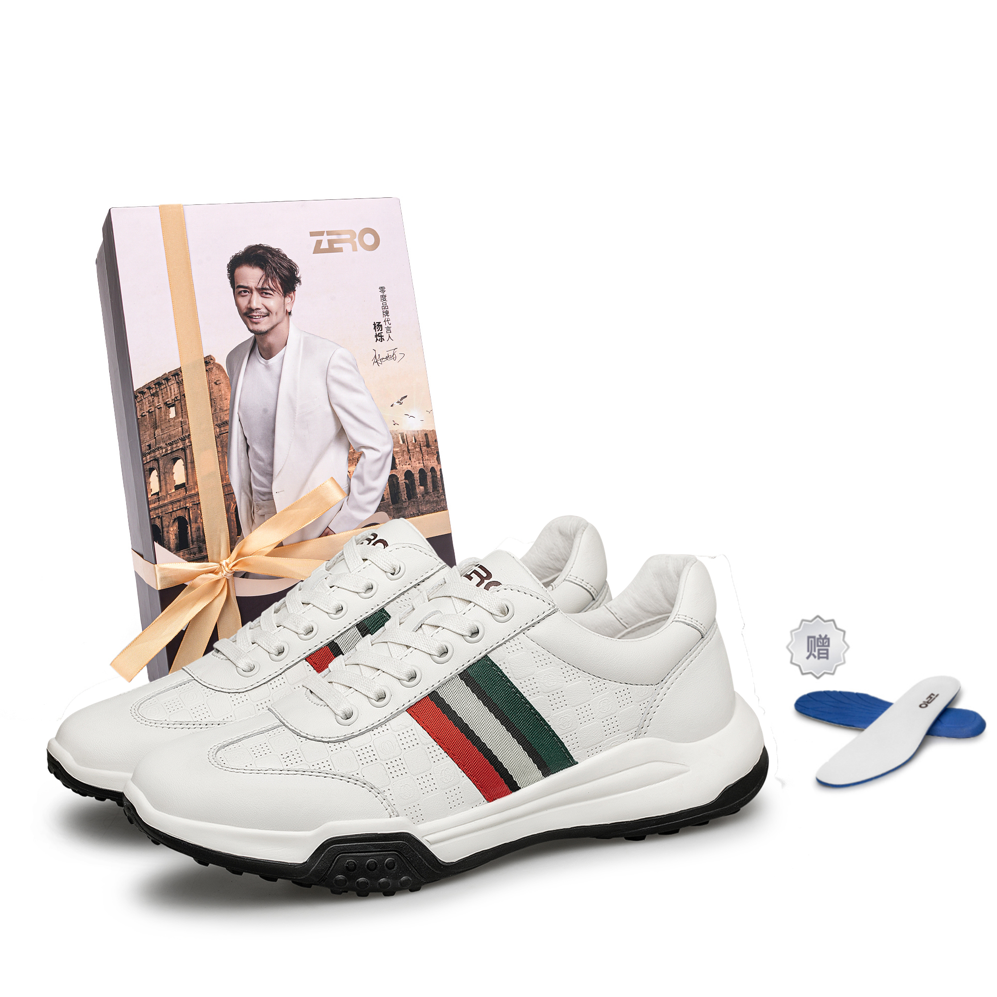 ZRO Повседневные кроссовки мужские low top White/Blue — фото 3