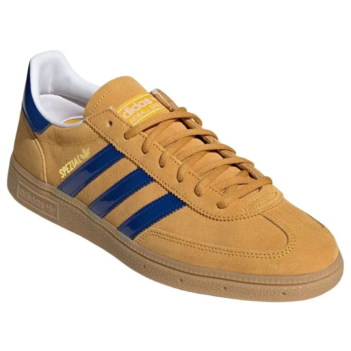 Кроссовки Adidas Handball Spezial 'Crew Yellow Collegiate Royal' KK4233, желтый — фото 4