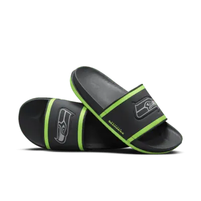 

Шлепанцы Nike Offcourt (NFL Seattle Seahawks) Slide, цвет Anthracite/Action Green/Medium Silver