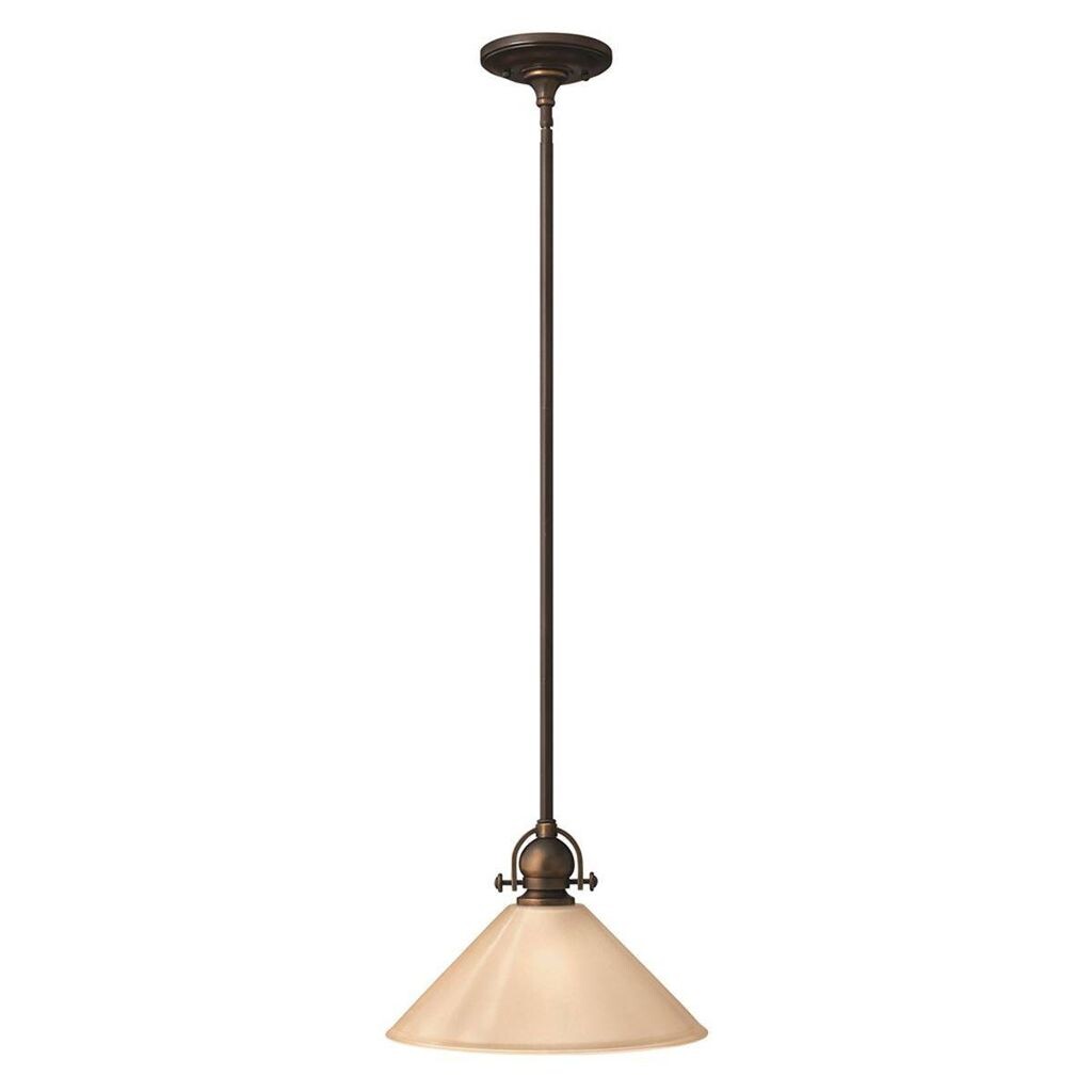 

Подвесной светильник Mayflower из бронзы и стекла, 1 лампочка Elstead Lighting