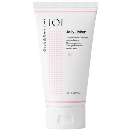 

Geek & Gorgeous Jelly Joker Gentle Gel Face Cleanser Средство для снятия макияжа для всех типов кожи, включая чувствительную кожу Тюбик 150 мл