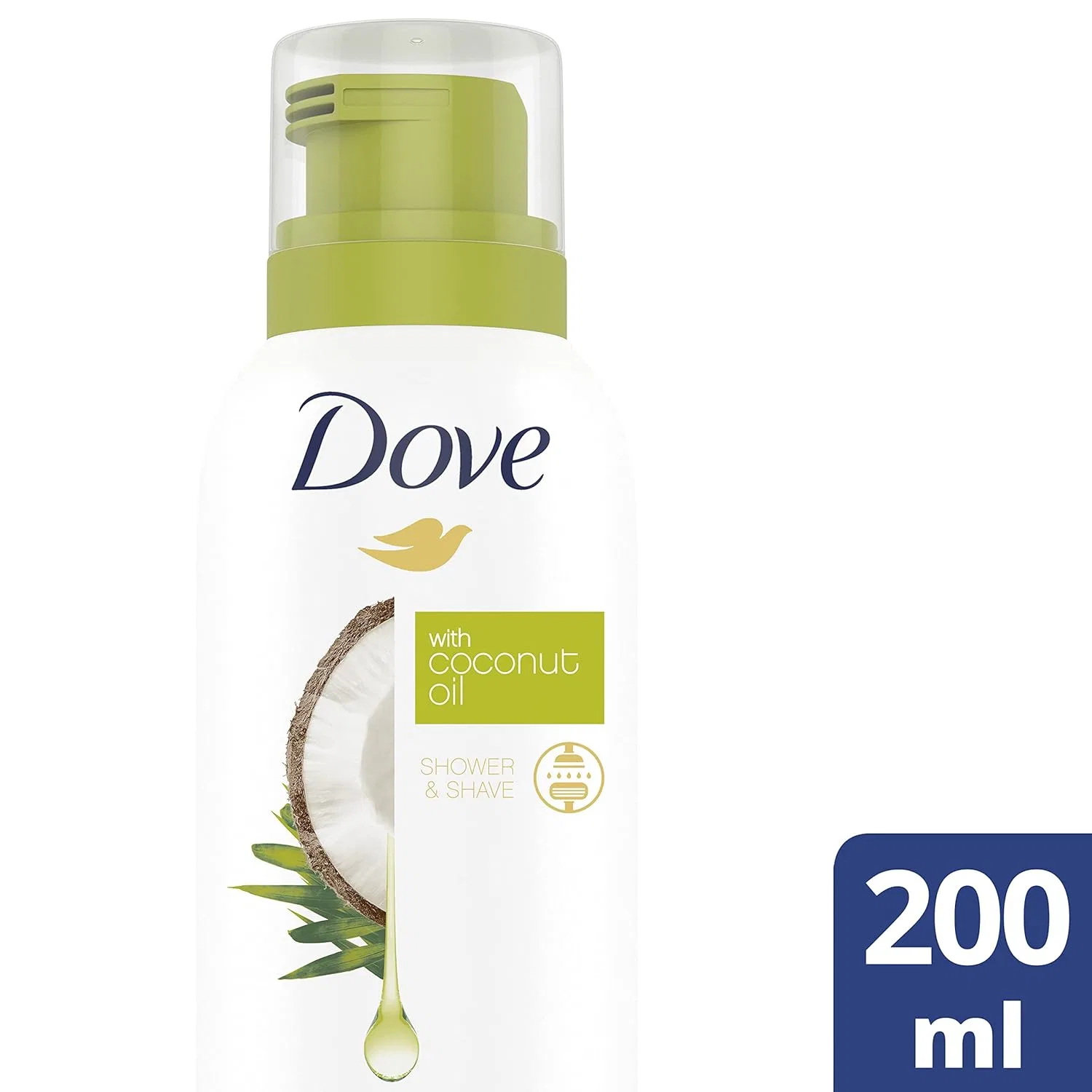 Пена для душа Dove Coconut Oil с эфирными маслами, 200 мл (6 шт.) Dove — фото 2