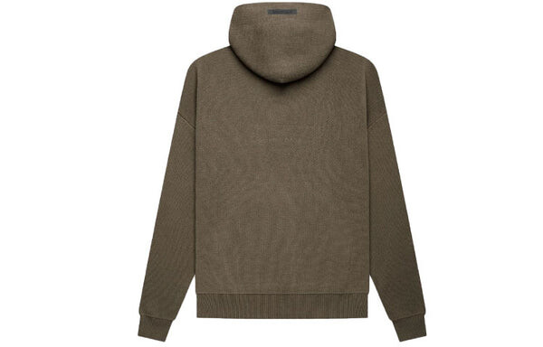 Толстовка fw21 knit pullover logo hoodie 'harvest' Fear Of God Essentials, коричневый — фото 3