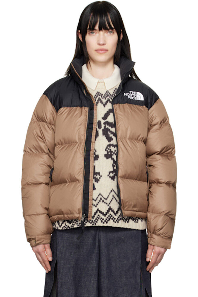 

Коричневый 1996 Ретро-пуховик Nuptse The North Face