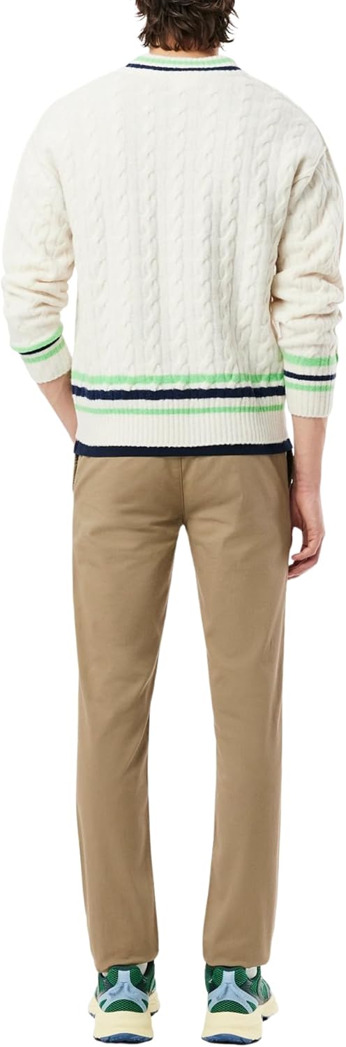 Lacoste мужские брюки чинос Slim Fit из эластичного хлопка, Lion — фото 3