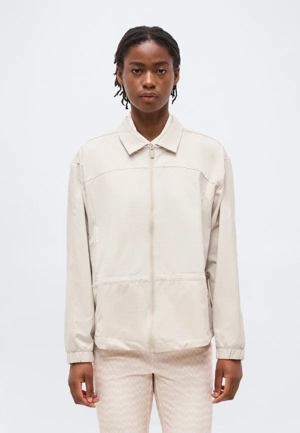 Куртка-Пиджак с баской и клетчатым узором, тренировочная куртка Adidas Golf, Beige