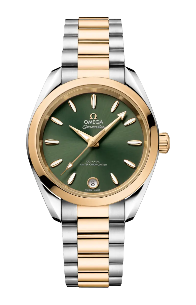 

Симастер аква терра шейдс 34 мм, сталь-золото moonshine на стали-золоте moonshine - 220.20.34.20.10.002 OMEGA