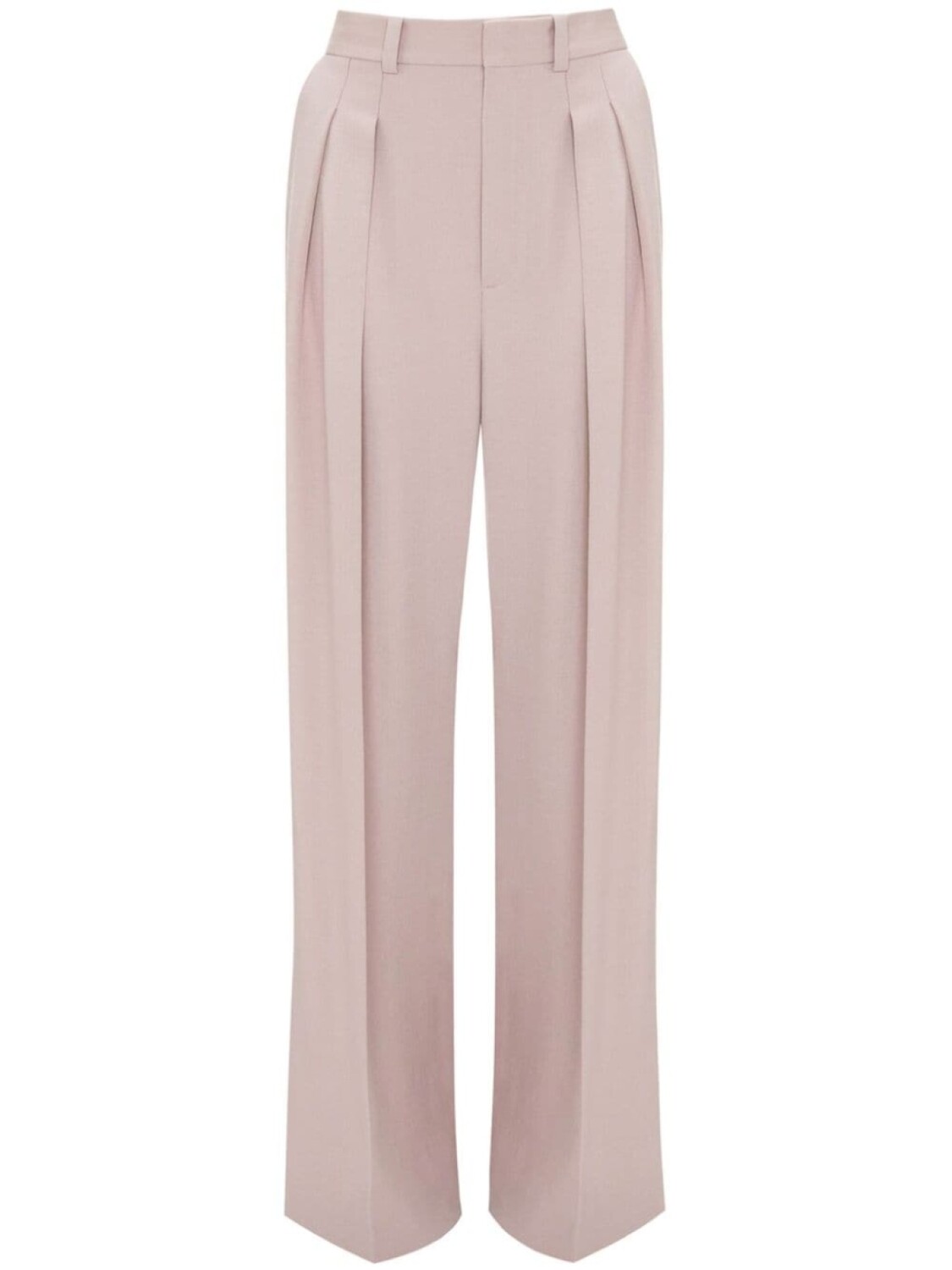 

Victoria Beckham широкие брюки со складками, розовый