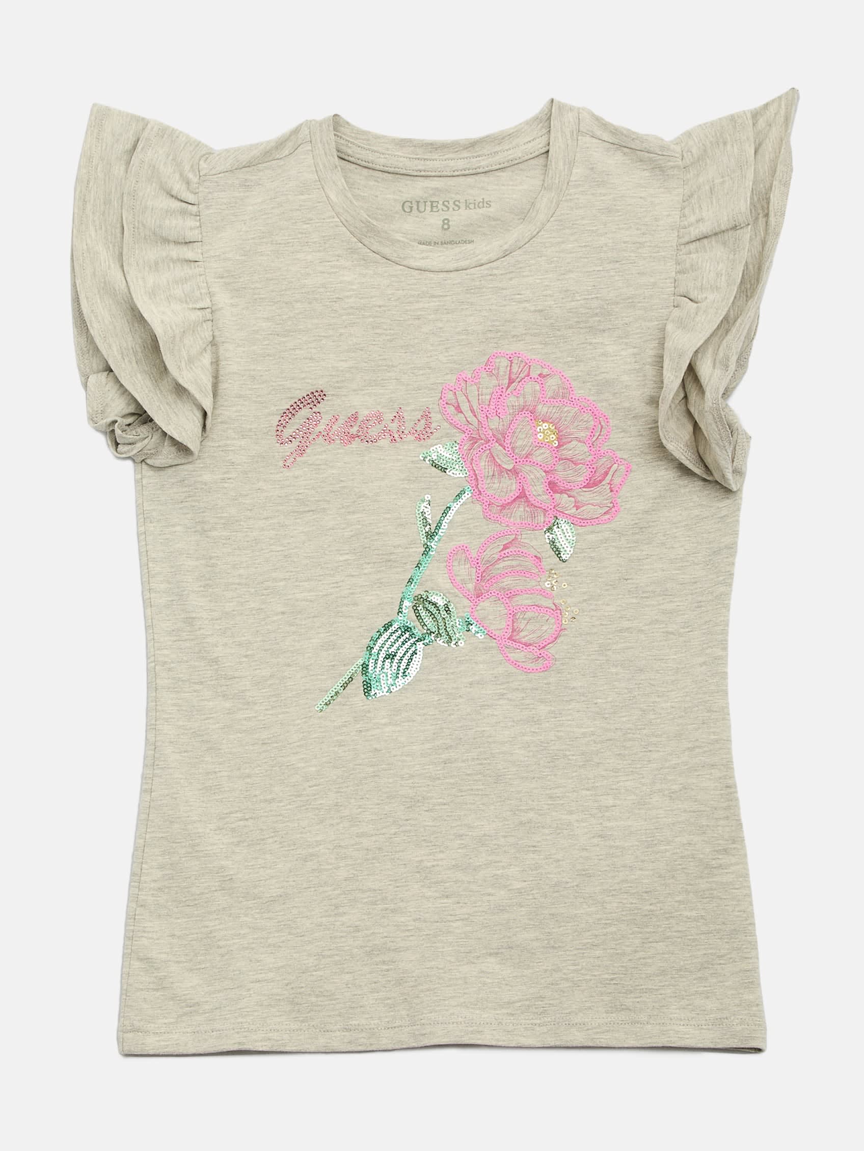 

Футболка Mia с цветочным принтом (7-14) Guess Factory, серый
