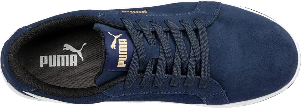 Мужские низкие защитные кроссовки Puma Iconic Suede Grey — фото 3