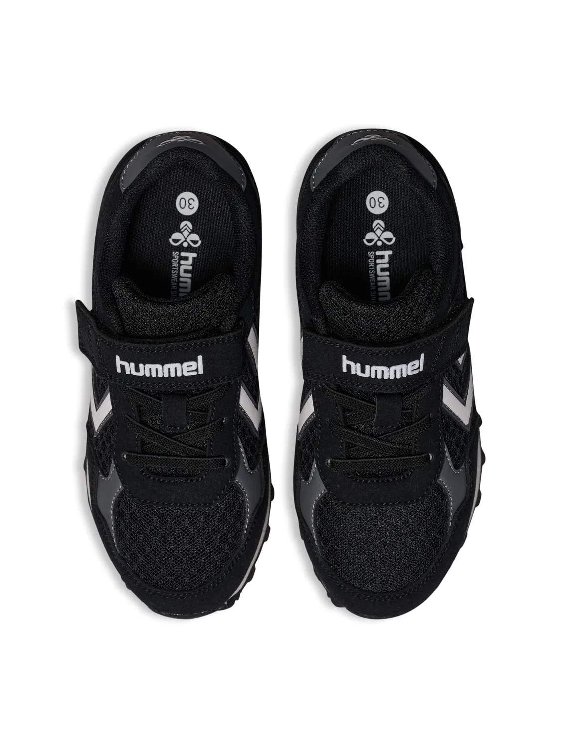 Кроссовки детские с липучкой Hummel черный — фото 4