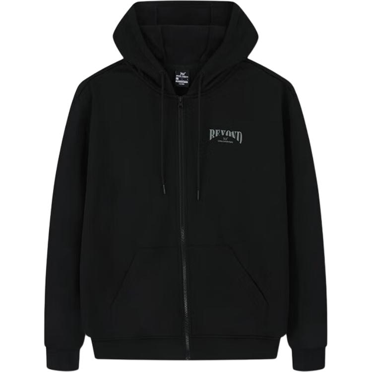 

361° Толстовка мужская Super Black с капюшоном, кардиган умеренного кроя