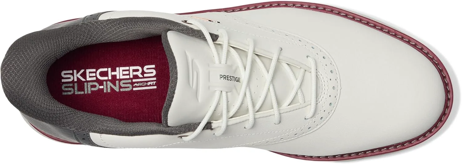 Мужские гольф-кроссовки Skechers Prestige с анатомической стелькой, серый — фото 2
