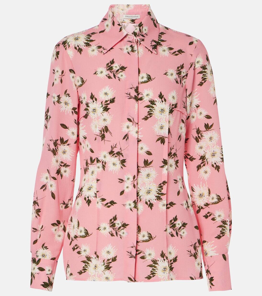 

Цветочная рубашка Ravanne Emilia Wickstead, цвет small dahlia pink