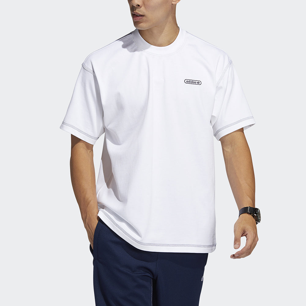 Футболка adidas originals Ww Ss Tee Embroidered Logo Round Neck Sports Short Sleeve White GN3810 — фото 2