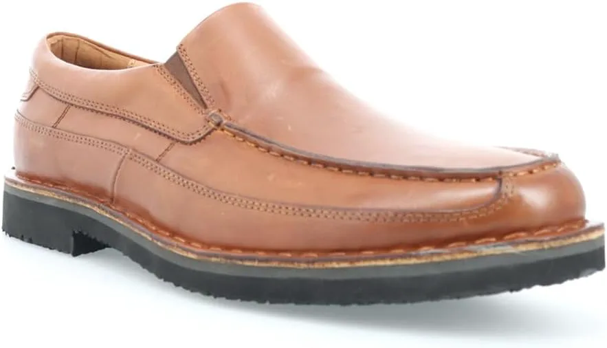 Мужские туфли Propet Flynn Slip On Moc Toe - черные Propét — фото 2