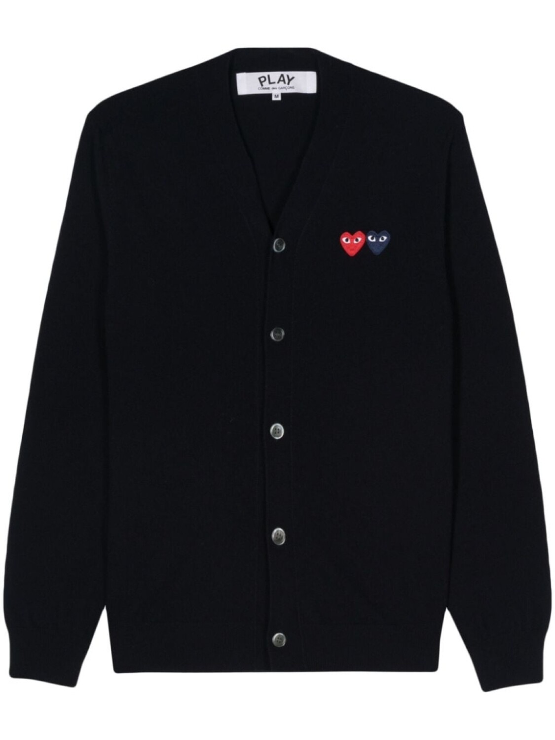 

Comme Des Garçons Play шерстяной кардиган с нашивкой, синий