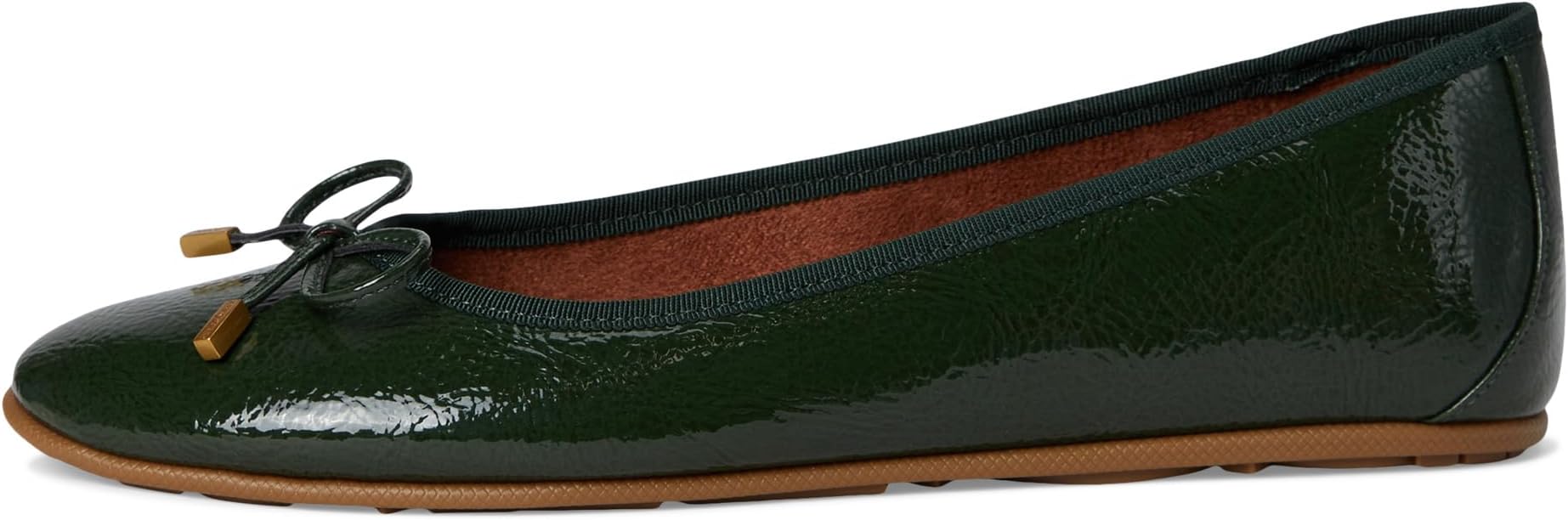 Балетки Aerosoles Pia, FIR GREEN PATENT CRINKLED FAUX LEATHER — фото 4