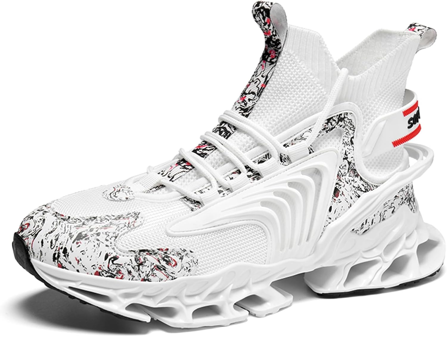 

Мужские кроссовки GSIGUL для бега, с сеткой, дышащие, для тенниса, ходьбы и тренировок в зале, белый