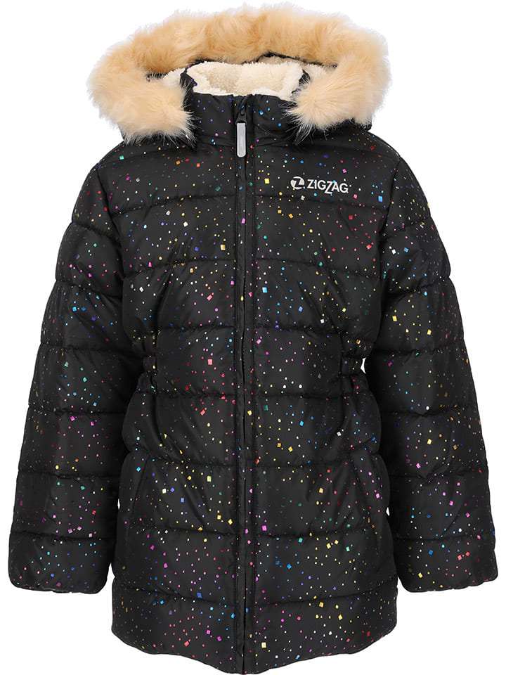

Zigzag Стеганая куртка "Астрид" черного цвета