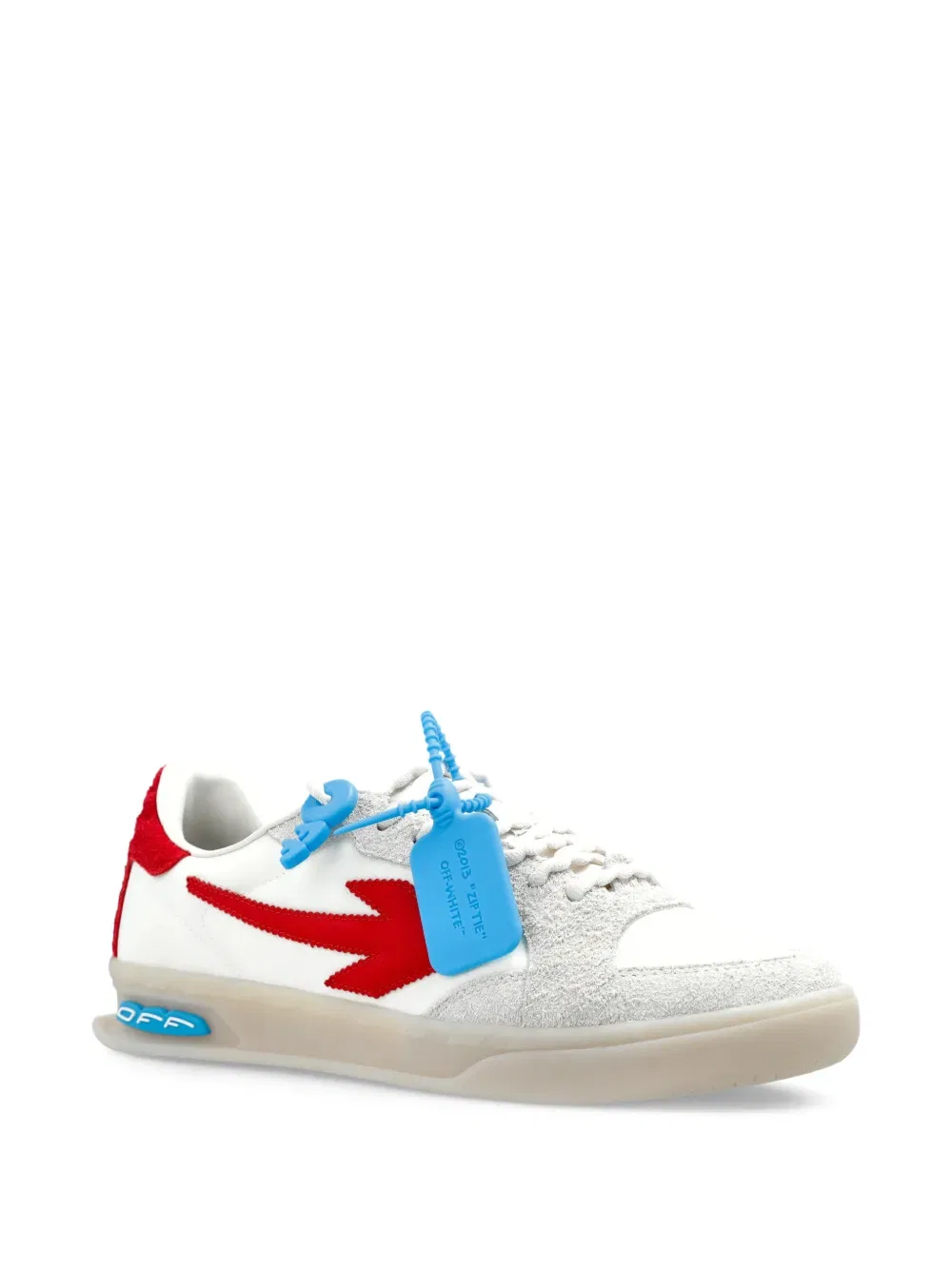 Кроссовки с аппликацией в виде стрелки, символизирующей конец игры Off-White, белый — фото 2