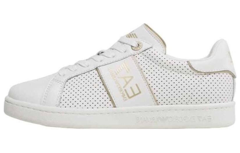 

Кроссовки EMPORIO ARMANI EA7 Skateboarding Shoes Men Low-top White, белый