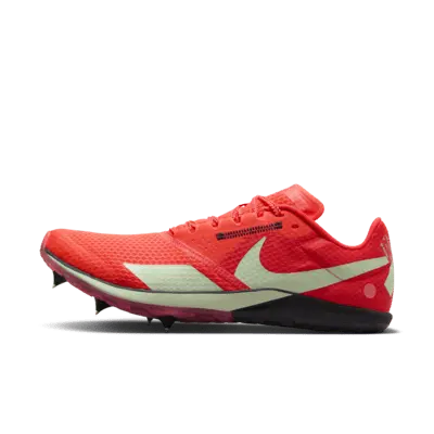 

Шипованные кроссовки Nike Rival XC 6 Cross-Country Spikes, цвет Bright Crimson/Black/Metallic Silver/Vapor Green