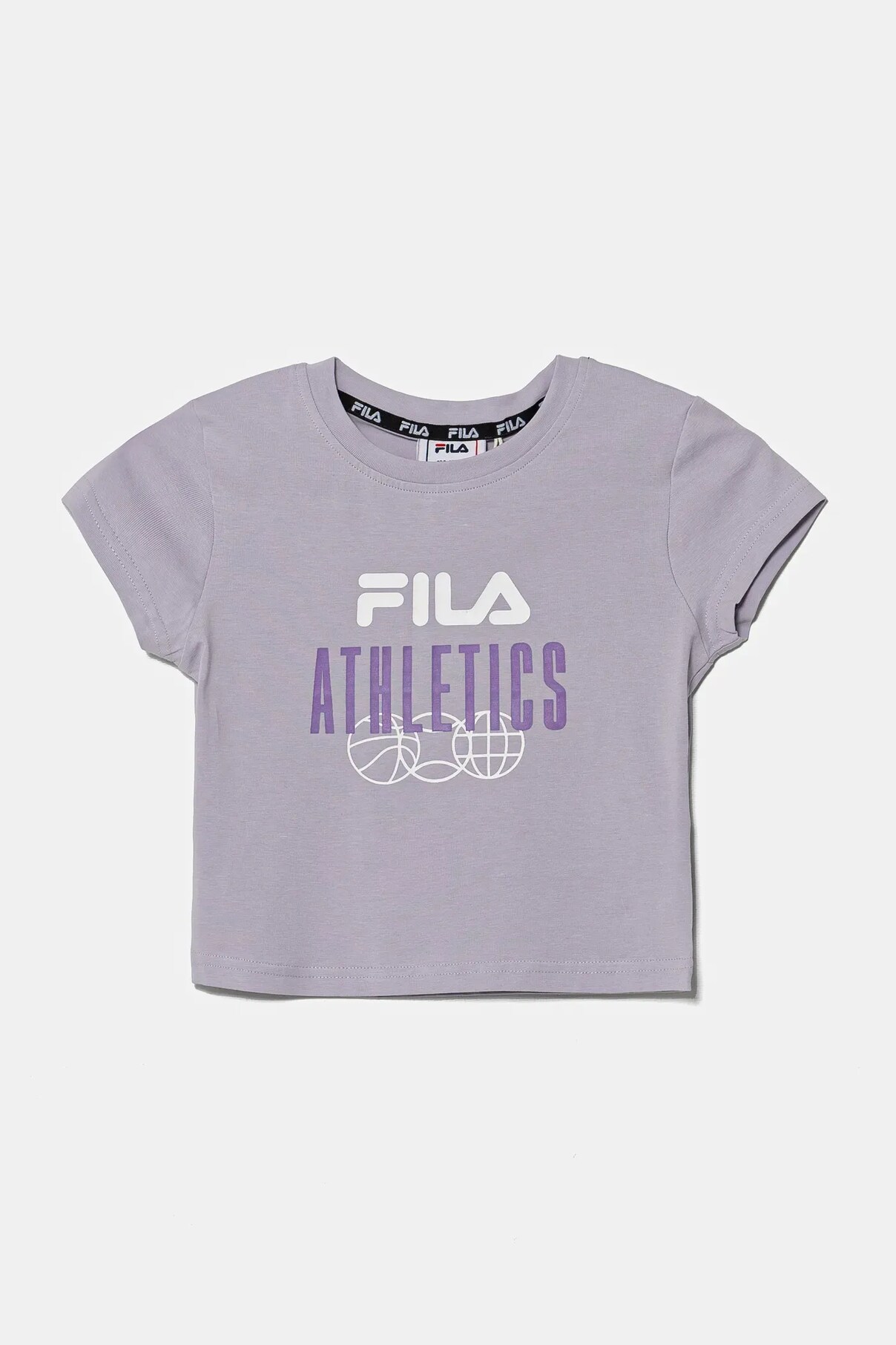 

Футболка детская из хлопка ISNY Fila, фиолетовый