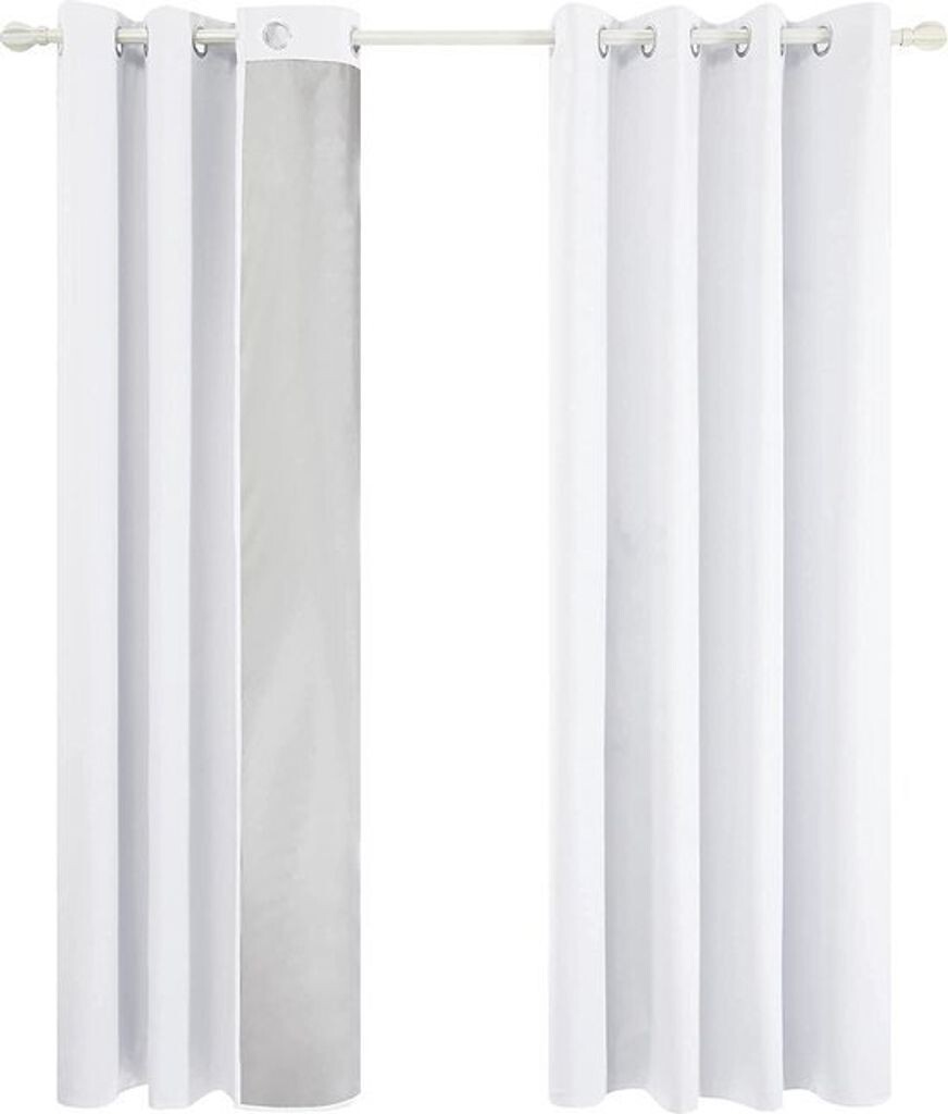 

Deconovo FRDE Гардина Оксфорд, 240 х 135 см, светло-серый, 175х140