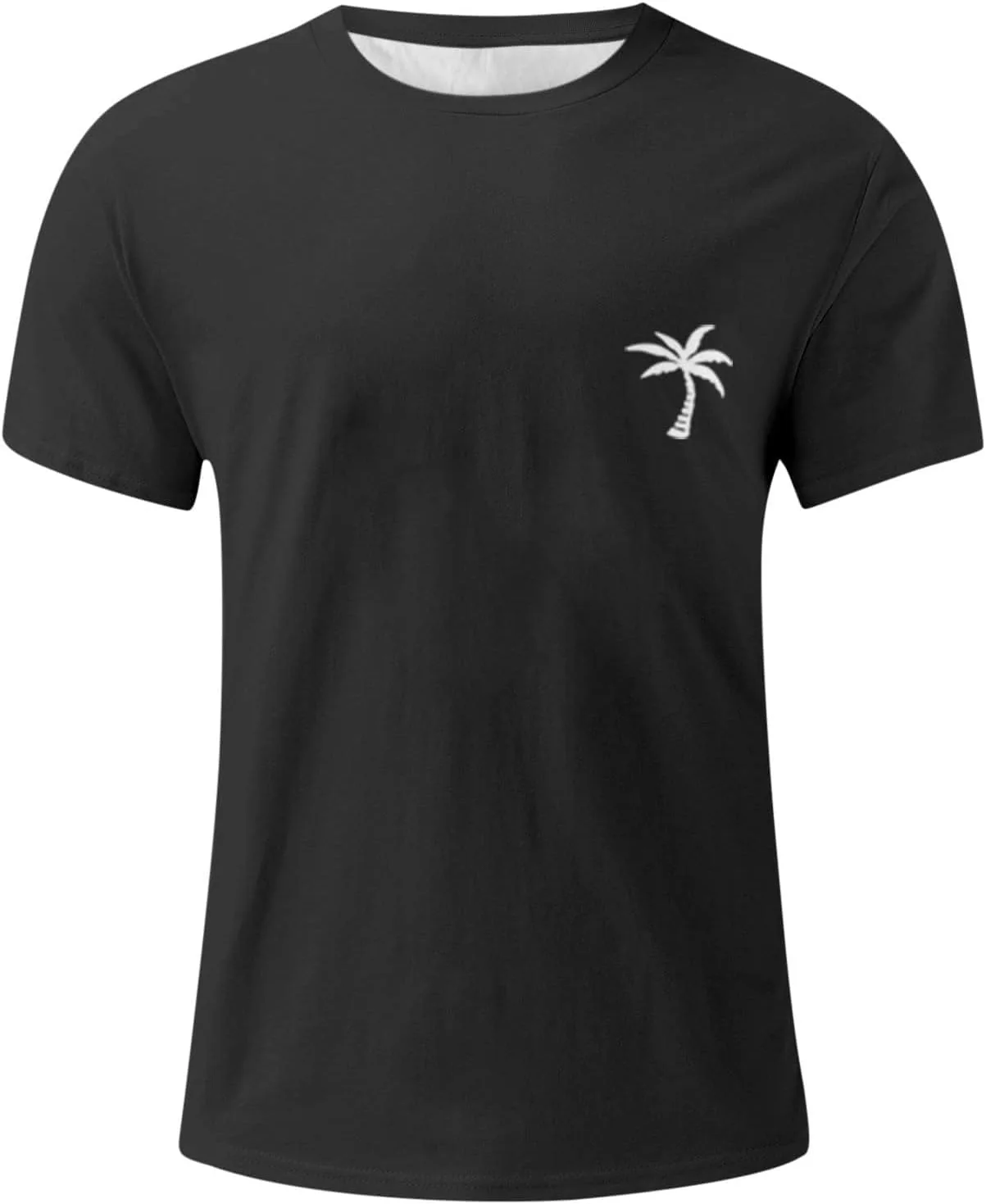 Футболка мужская Plus Size Crew Neck — фото 3