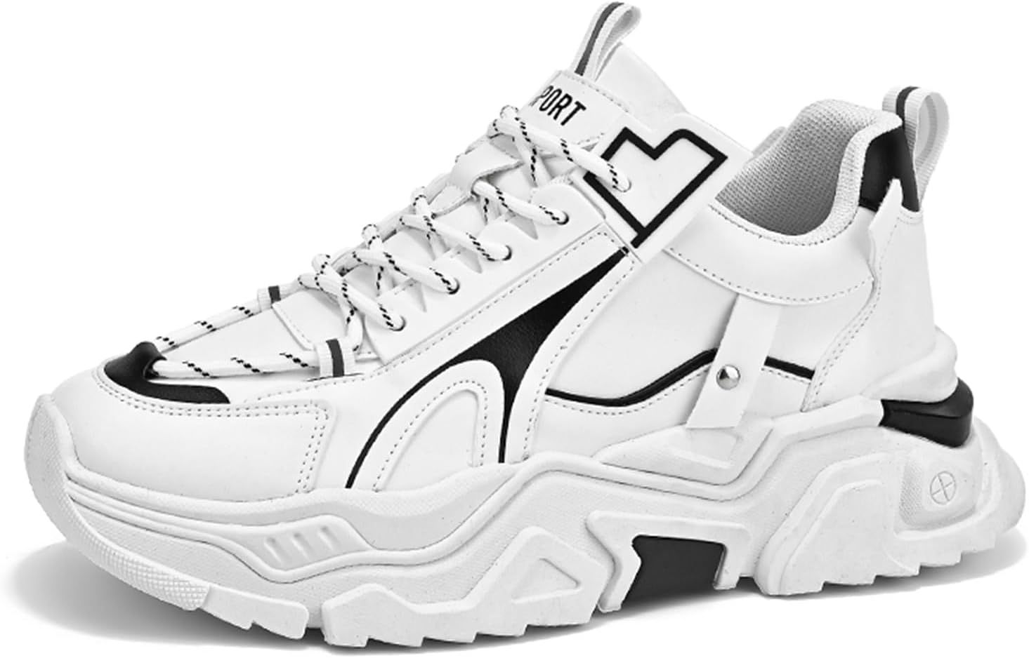 

Мужские повседневные спортивные кроссовки GSIGUL для ходьбы, тенниса и тренировок, модные массивные кроссовки для мужчин, белый