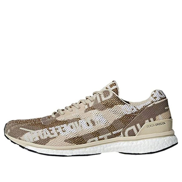 

Кроссовки undefeated x adizero adios 3 Adidas, коричневый