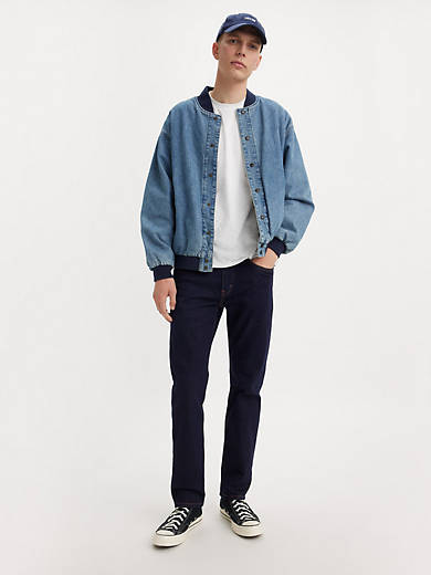 

502 Зауженные мужские джинсы Levi's, цвет Dark Hollow - Dark Wash - Stretch