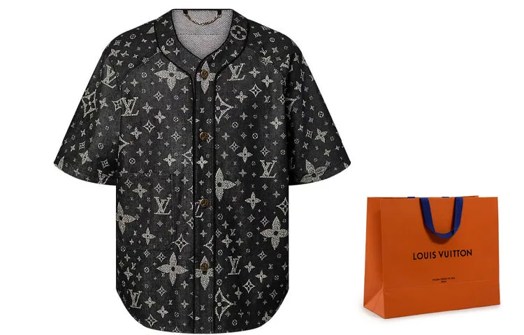 LOUIS VUITTON Рубашка мужская мультиколор