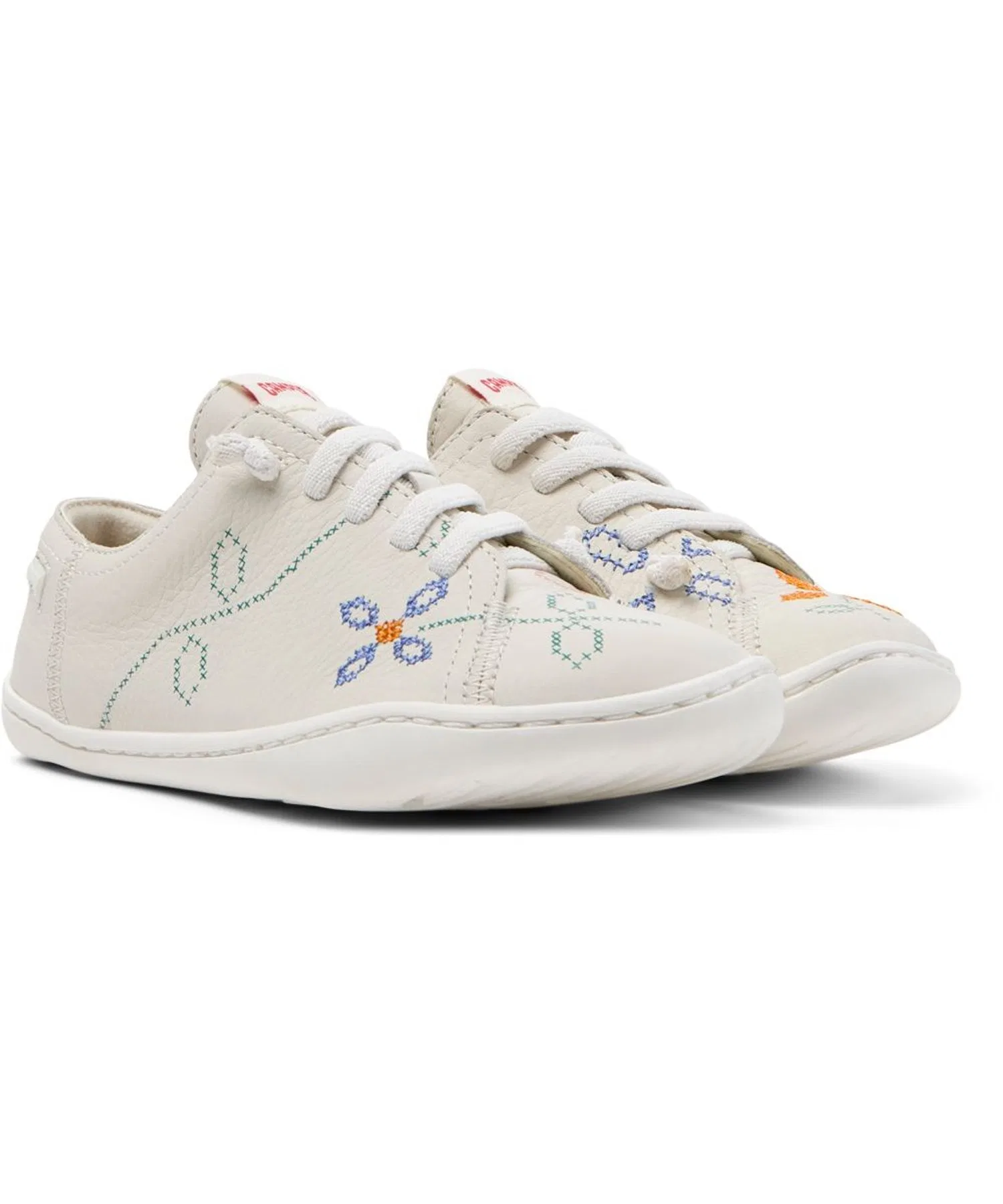 Детские кожаные кроссовки CAMPER TWINS KIDS белые