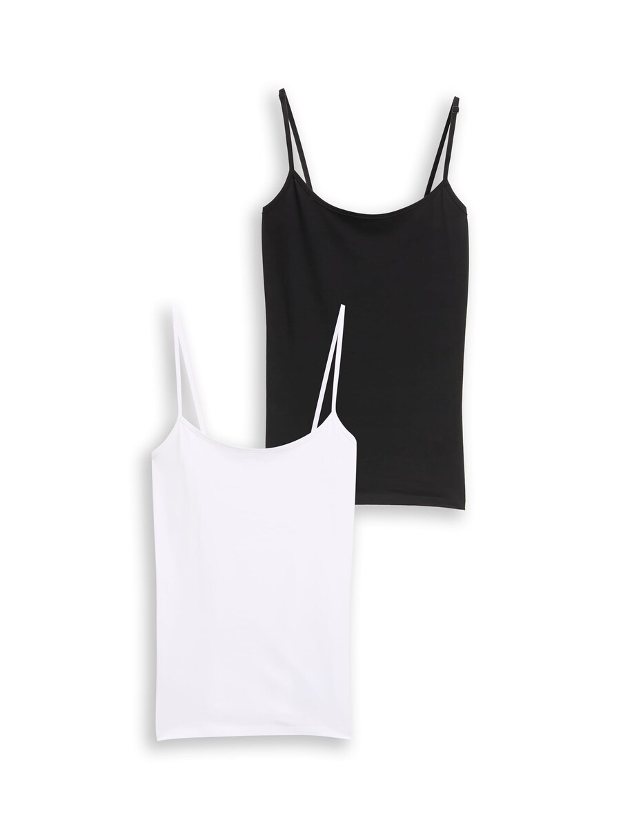 

Топ TOM TAILOR, Black/White