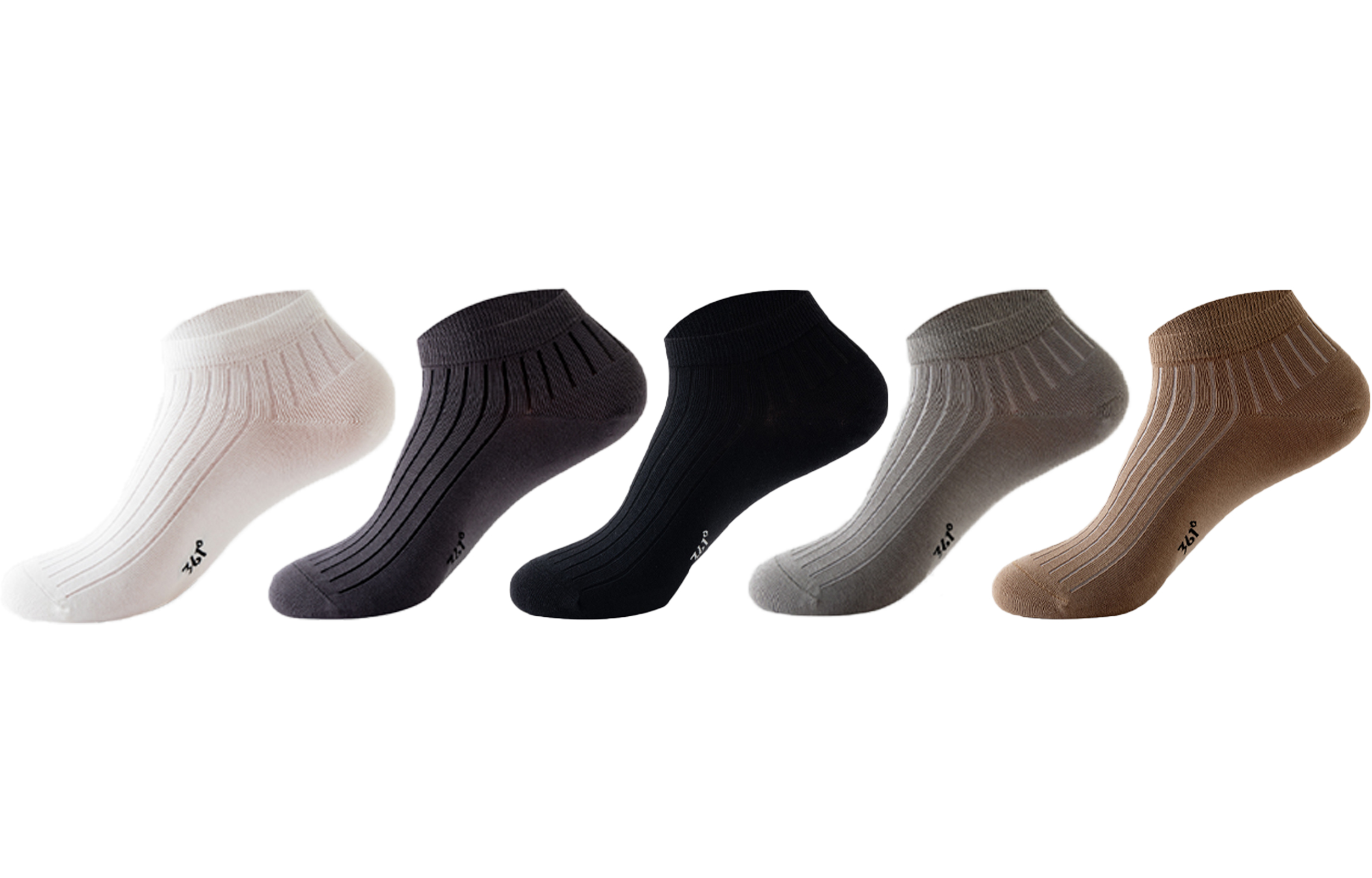 

Мужские носки 361°, 5 pack (черный+белый+светло-серый+coffee+темно-серый)