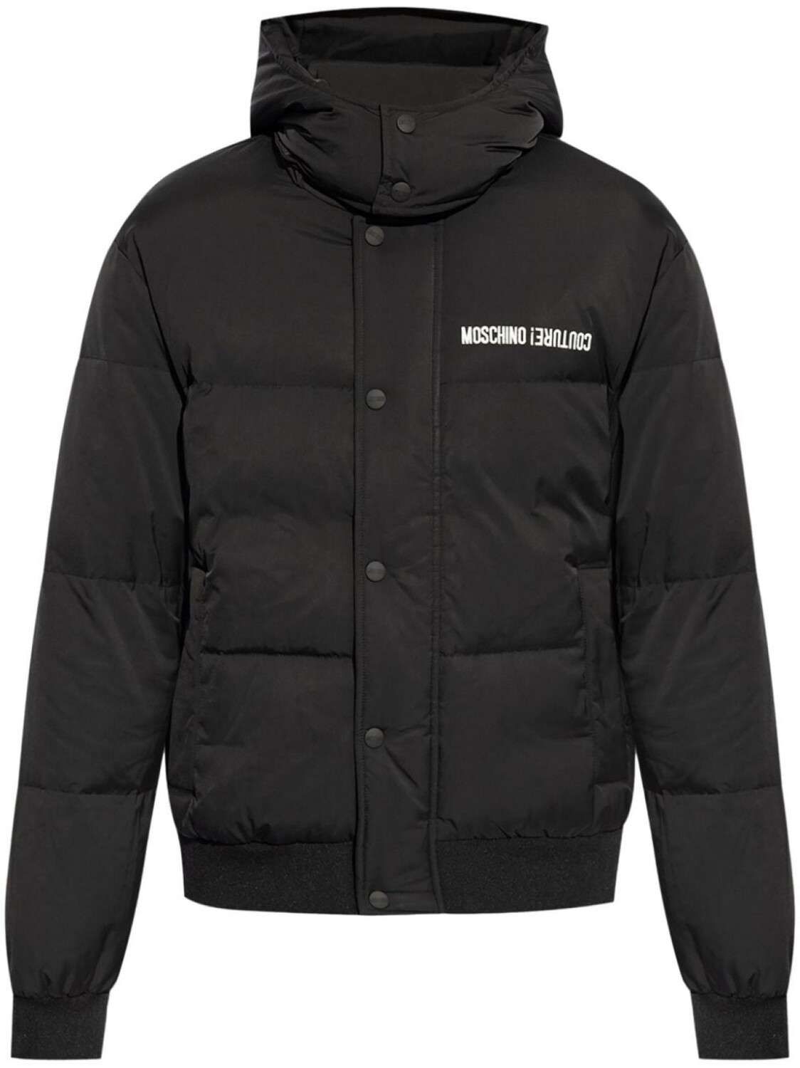 

Moschino куртка с логотипом, черный