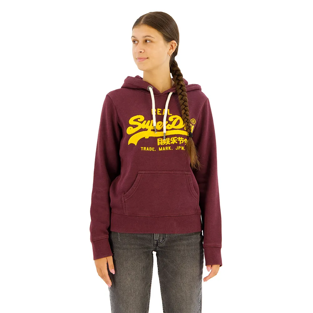 

Худи Superdry Chenille Vl Graphic, красный